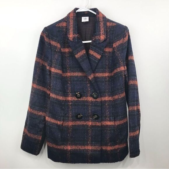 Cabi Plaid Checkmate 3736 Wool Blend Blazer Jacket - Picture 5 of 14